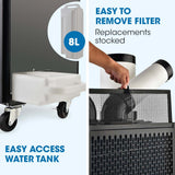 Portable Air Conditioners: POLYCOOL 4.5kW Portable Industrial Spot Cooler, with Twin Cooling Ducts, 15A Plug