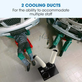 Portable Air Conditioners: POLYCOOL 4.5kW Portable Industrial Spot Cooler, with Twin Cooling Ducts, 15A Plug