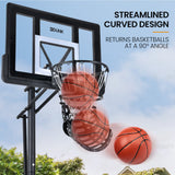 Basketball & Basketball Accessories: DR. DUNK Basketball Return System, with 360 Degree Universal Attachment