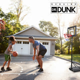 Basketball & Basketball Accessories: DR. DUNK Portable Kids Basketball Hoop Stand System, 1.15m to 1.60m Height Adjustable