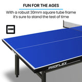 Table Tennis: Proflex Table Tennis Table, with 4 Player Ping Pong Paddle and Pingpong Ball Pack