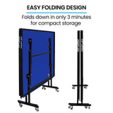 Table Tennis: Proflex Table Tennis Table, with 4 Player Ping Pong Paddle and Pingpong Ball Pack