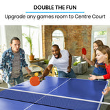 Table Tennis: Proflex Table Tennis Table, with 4 Player Ping Pong Paddle and Pingpong Ball Pack