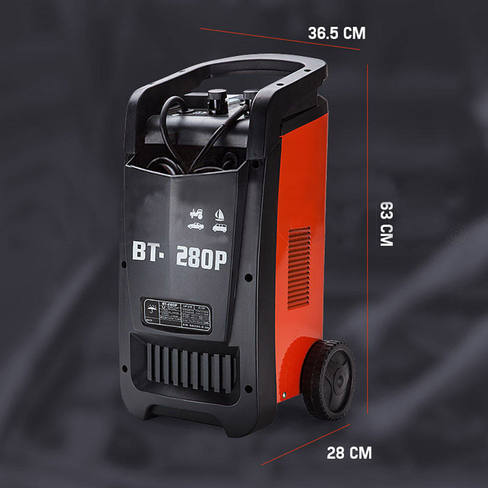 Power Banks & Chargers: ROSSI 280 Amp Car Battery Charger, 12v/24v Jump Starter, for ATV Boat Truck Tractor, 15A Plug