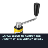 Automotive Repair & Speciality Tools: T-REX Motorised Jockey Wheel Electric Power Mover 12V 350W Caravan Trailer Boat