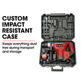 Jackhammers: Baumr-AG 1500W Pro-Grade Electric Rotary Jackhammer Hammer Drill, with 2 Bonus Chisels, 3 Drill Bits