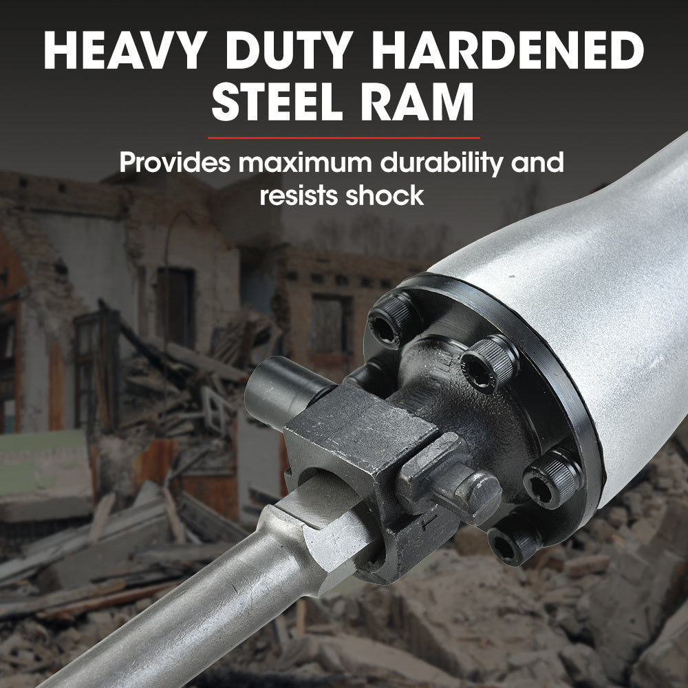 Jackhammers: Baumr-AG 2200W Pro-Grade Electric Demolition Jackhammer, with 3 Bonus Chisels, Steel Carry Case