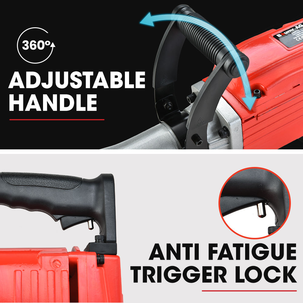 Jackhammers: Baumr-AG 2200W Pro-Grade Electric Demolition Jackhammer, with 3 Bonus Chisels, Steel Carry Case