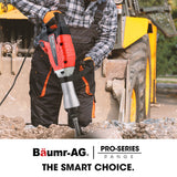 Jackhammers: Baumr-AG 2400W Pro-Grade Electric Demolition Jackhammer, with 3 Bonus Chisels, Carry Case