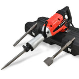 Jackhammers: Baumr-AG 2400W Pro-Grade Electric Demolition Jackhammer, with 3 Bonus Chisels, Carry Case