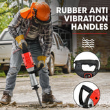 Jackhammers: Baumr-AG 2400W Pro-Grade Electric Demolition Jackhammer, with 3 Bonus Chisels, Carry Case