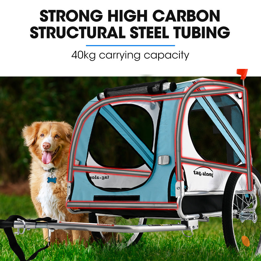 Bicycle Stands & Storage: TAG-ALONG Pet & Cargo Bike Trailer, Bicycle Pet & Cargo Trailer, Cargo Carrier, Blue