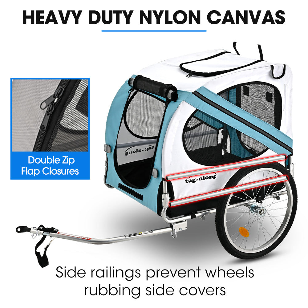 Bicycle Stands & Storage: TAG-ALONG Pet & Cargo Bike Trailer, Bicycle Pet & Cargo Trailer, Cargo Carrier, Blue