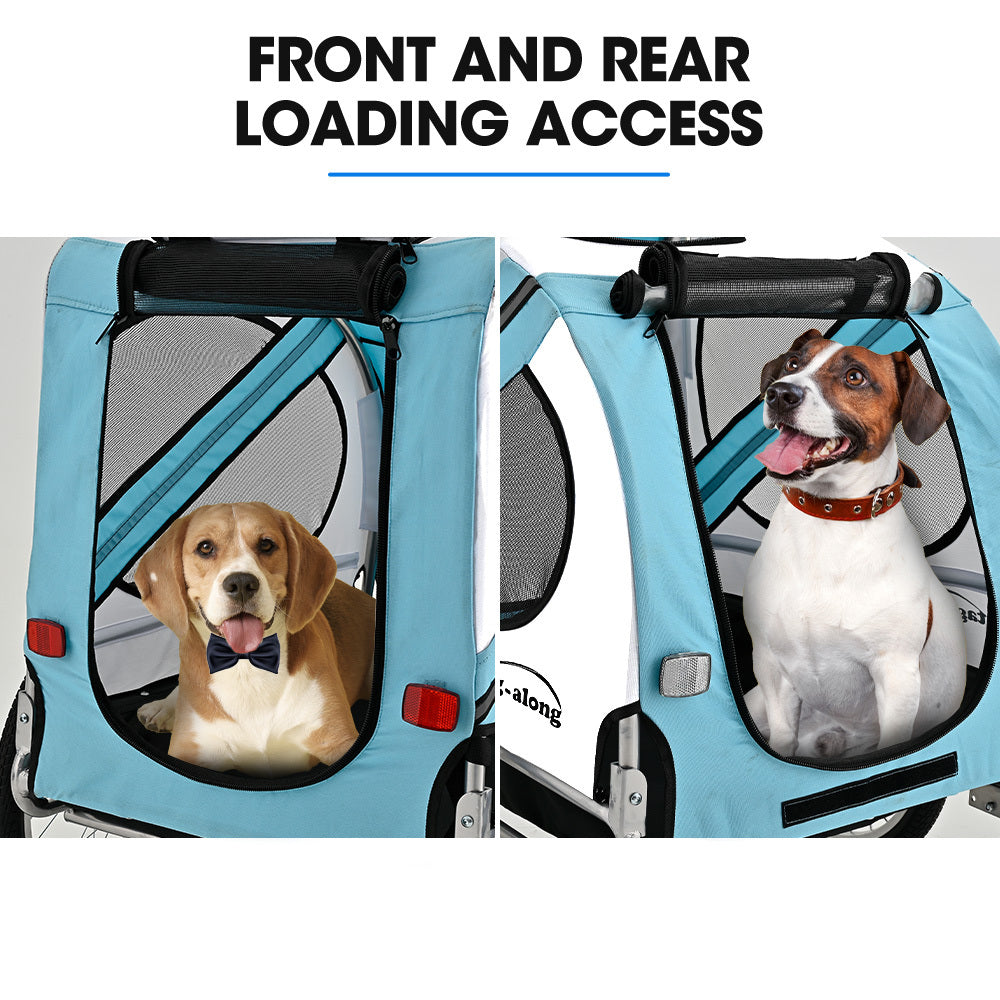 Bicycle Stands & Storage: TAG-ALONG Pet & Cargo Bike Trailer, Bicycle Pet & Cargo Trailer, Cargo Carrier, Blue
