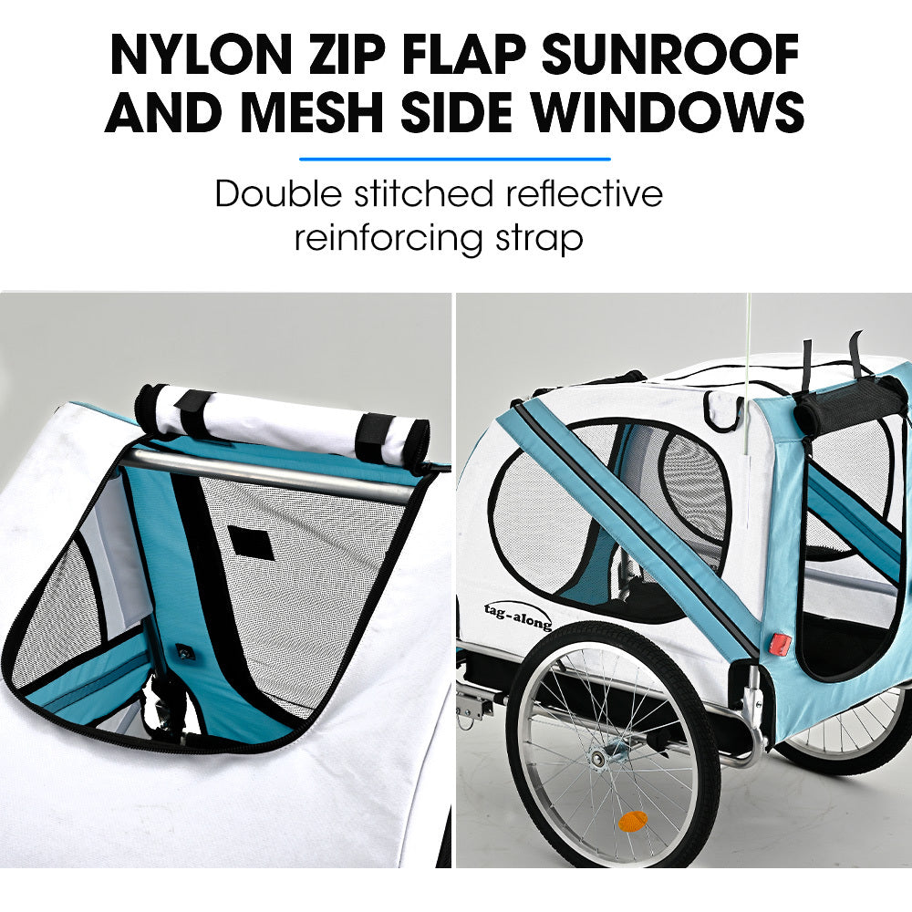 Bicycle Stands & Storage: TAG-ALONG Pet & Cargo Bike Trailer, Bicycle Pet & Cargo Trailer, Cargo Carrier, Blue