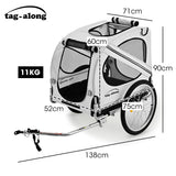 Bicycle Stands & Storage: TAG-ALONG Pet & Cargo Bike Trailer, Bicycle Pet & Cargo Trailer, Cargo Carrier, Grey