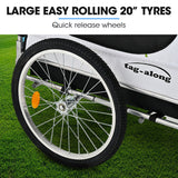 Bicycle Stands & Storage: TAG-ALONG Pet & Cargo Bike Trailer, Bicycle Pet & Cargo Trailer, Cargo Carrier, Grey