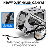 Bicycle Stands & Storage: TAG-ALONG Pet & Cargo Bike Trailer, Bicycle Pet & Cargo Trailer, Cargo Carrier, Grey