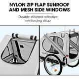 Bicycle Stands & Storage: TAG-ALONG Pet & Cargo Bike Trailer, Bicycle Pet & Cargo Trailer, Cargo Carrier, Grey