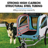 Bicycle Stands & Storage: TAG-ALONG Pet & Cargo Jogger Bike Trailer, Pull Behind Bicycle Trailer Carrier Stroller, Blue