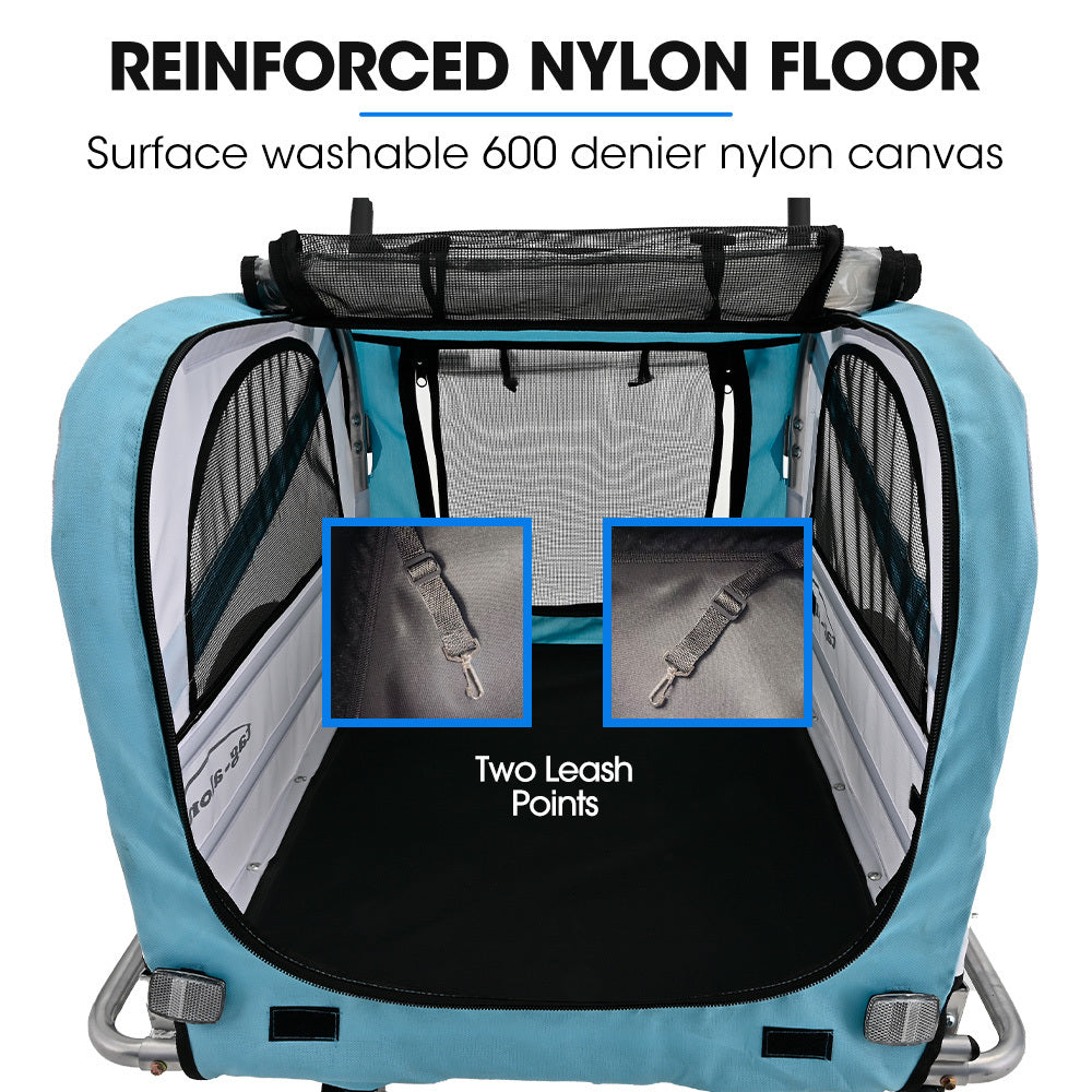 Bicycle Stands & Storage: TAG-ALONG Pet & Cargo Jogger Bike Trailer, Pull Behind Bicycle Trailer Carrier Stroller, Blue