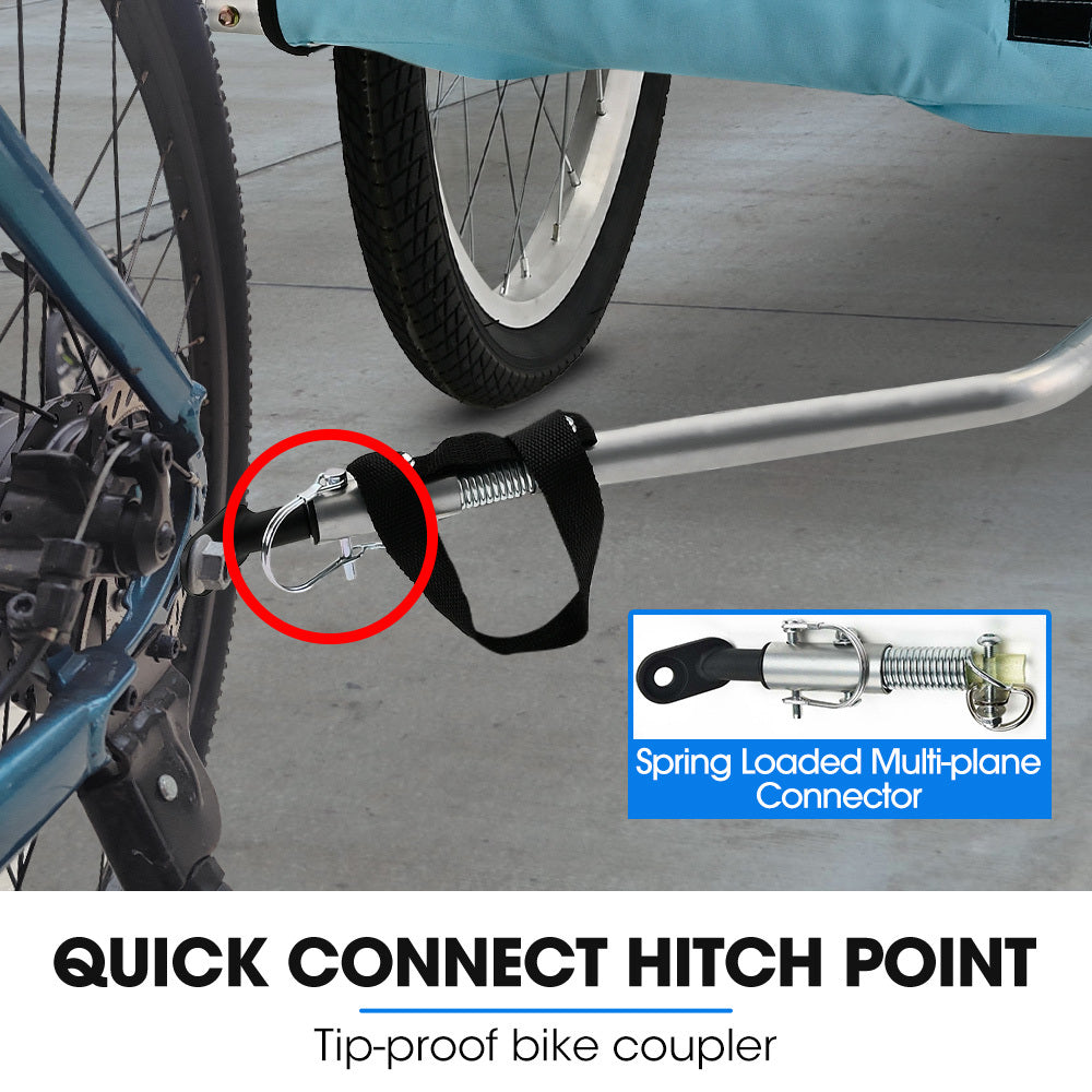 Bicycle Stands & Storage: TAG-ALONG Pet & Cargo Jogger Bike Trailer, Pull Behind Bicycle Trailer Carrier Stroller, Blue