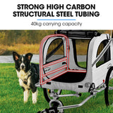 Bicycle Stands & Storage: TAG-ALONG Pet & Cargo Jogger Bike Trailer, Pull Behind Bicycle Trailer Carrier Stroller, Grey