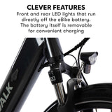 Valk Metro ST 5 + Electric Bike, Mid-Drive, Step-Through, Medium, White