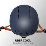 Bicycle Helmets: VALK Retro Bike Helmet, 56-61cm S, M, L Universal Dial Fit System, Shadow Navy