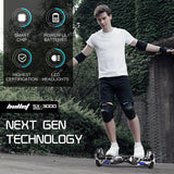 Hoverboards: BULLET Gen III Hoverboard Scooter, Dual Copper Motors, UL Certified, AU Compliant, 6.5" Wheels, Superior Self Balancing System, LED Lights, Carry Bag, Camo Grey