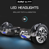 Hoverboards: BULLET Gen III Hoverboard Scooter, Dual Copper Motors, UL Certified, AU Compliant, 6.5" Wheels, Superior Self Balancing System, LED Lights, Carry Bag, Camo Grey