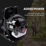 Leaf Blowers: MTM 65CC Petrol Backpack Leaf Blower - Commercial 2 Stroke Garden Yard Tool Back