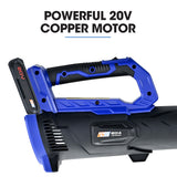 Leaf Blowers: POWERBLADE BW4 20V Cordless Electric Leaf Blower Kit, with Battery and Fast Charger