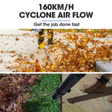 Leaf Blowers: POWERBLADE BW4 20V Cordless Electric Leaf Blower Kit, with Battery and Fast Charger