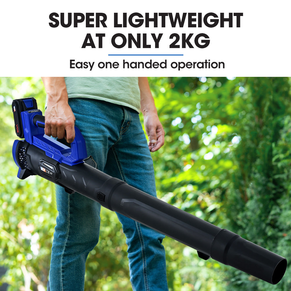 Leaf Blowers: POWERBLADE BW4 20V Cordless Electric Leaf Blower Kit, with Battery and Fast Charger