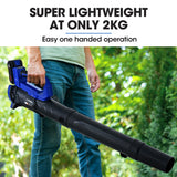 Leaf Blowers: POWERBLADE BW4 20V Cordless Electric Leaf Blower Kit, with Battery and Fast Charger