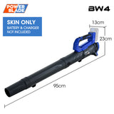 Leaf Blowers: PowerBlade 20V Cordless Electric Leaf Blower, Skin Only