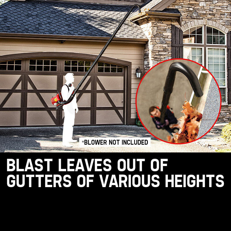 Leaf Blowers: MTM Gutter Cleaning Kit for MTM Blower 30CC - Extension Adaptor Leaf