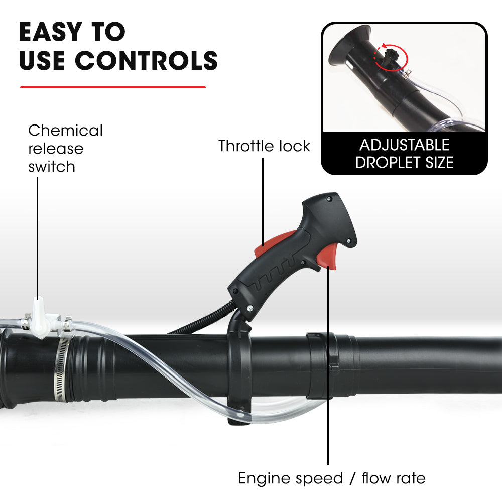 Gardening Tools: Baumr-AG Backpack 2-Stroke Petrol Powered Chemical Sprayer Fogger Mister Blower