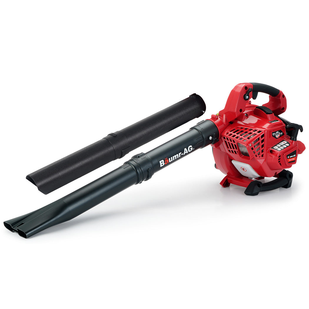 Leaf Blowers: BAUMR-AG Cordless Leaf Blower Vacuum Petrol Hand Garden Lawn Held Vac 2-Stroke