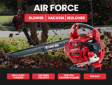 Leaf Blowers: BAUMR-AG Cordless Leaf Blower Vacuum Petrol Hand Garden Lawn Held Vac 2-Stroke