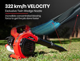 Leaf Blowers: BAUMR-AG Cordless Leaf Blower Vacuum Petrol Hand Garden Lawn Held Vac 2-Stroke
