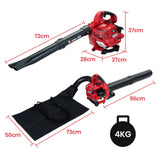 Leaf Blowers: BAUMR-AG Cordless Leaf Blower Vacuum Petrol Hand Garden Lawn Held Vac 2-Stroke