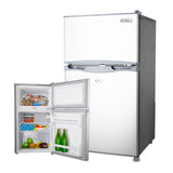 Camping Appliances: GECKO 95L Portable Upright Fridge, 12V/24V for Motorhome, Caravan, Silver