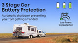Camping Appliances: GECKO 95L Portable Upright Fridge, 12V/24V for Motorhome, Caravan, Silver