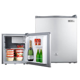Camping Appliances: GECKO 57L Portable Camping Bar Fridge with Freezer 12V/24V, Silver