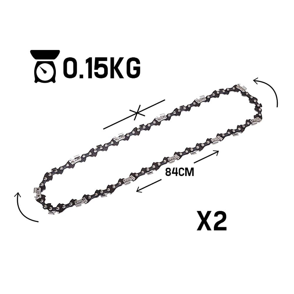 Chainsaws: 2 x 12 Baumr-AG Chainsaw Chain 12in Bar Spare Part Replacement Suits Pole Saws