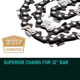 Chainsaws: Baumr-AG 12 Chainsaw Chain 12in Bar Spare Part Replacement Suits Pole Saws