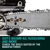 Chainsaws: Baumr-AG 12 Chainsaw Chain 12in Bar Spare Part Replacement Suits Pole Saws
