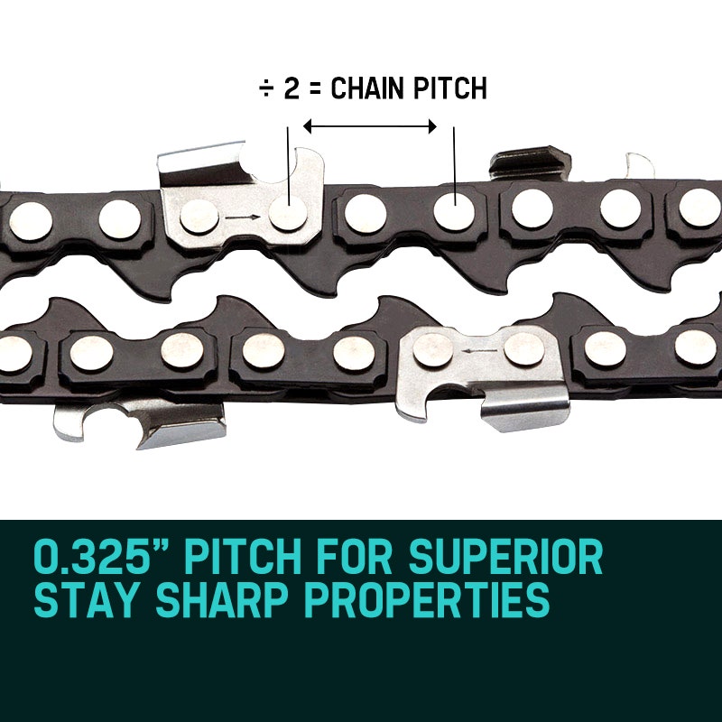 2 X 18 Baumr-AG Chainsaw Chain 18in Bar Replacement Suits SX45 45CC Saws